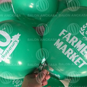 Balon Print 10th Anniversary Farmers Market